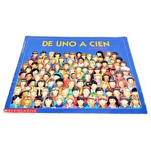 De Uno A Cien. Paperback book for Number Teaching Counting to 100 - No CD